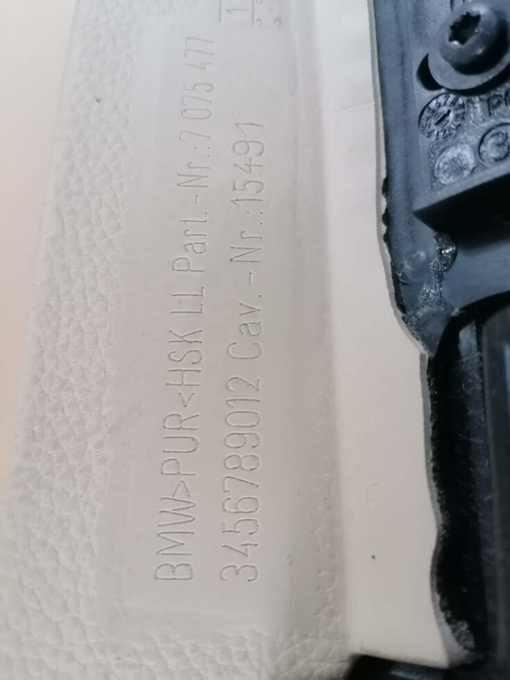 Mantu glabāšanas nodalījums pasažiera pusē priekš BMW 318D E91 2008 TOURING