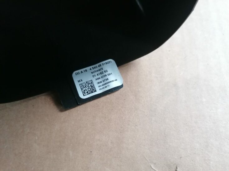 Stūres statnes putekļu aizsargs (salonā) priekš MERCEDES BENZ ML280 2008 OBSIDIAN BLACK