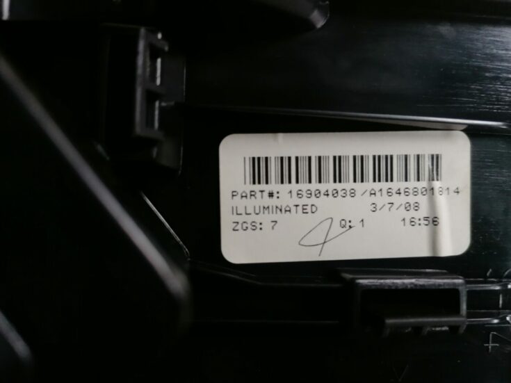Krūzes turētājs priekš MERCEDES BENZ ML280 2008 OBSIDIAN BLACK