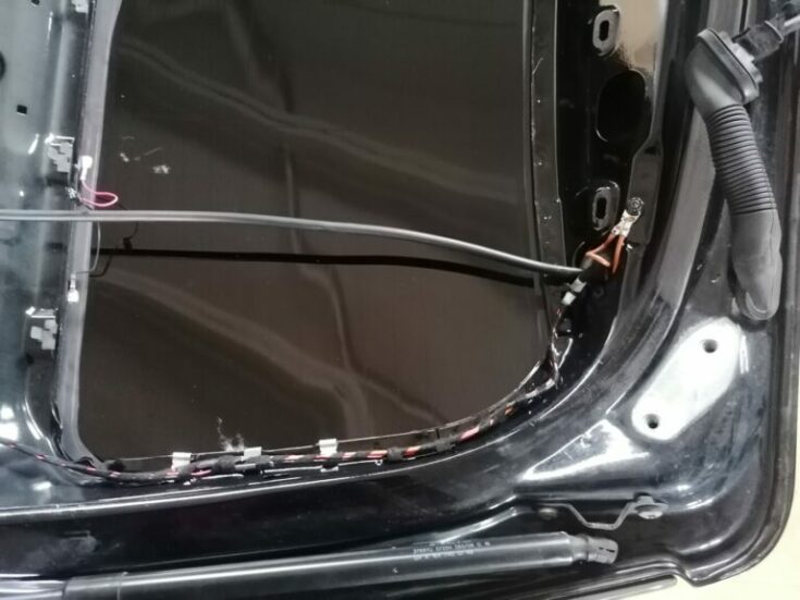 Bagāžnieka vāks priekš MERCEDES BENZ ML280 2008 OBSIDIAN BLACK