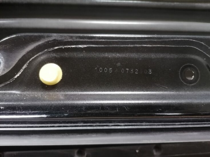 Priekšējās labās durvis priekš MERCEDES BENZ ML280 2008 OBSIDIAN BLACK