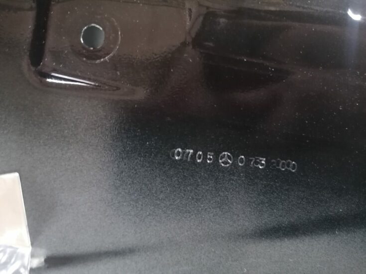 Aizmugurējās kreisās durvis priekš MERCEDES BENZ ML280 2008 OBSIDIAN BLACK