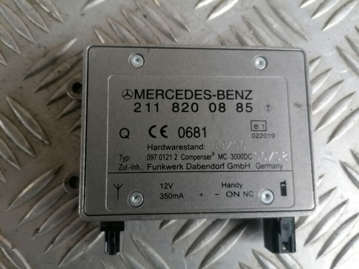 Antenas pastiprinātāja bloks priekš MERCEDES BENZ ML280 2008 OBSIDIAN BLACK