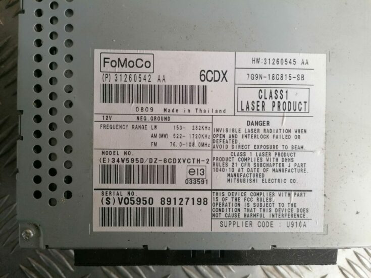 CD/DVD/Navigācijas bloks priekš VOLVO V70 2009