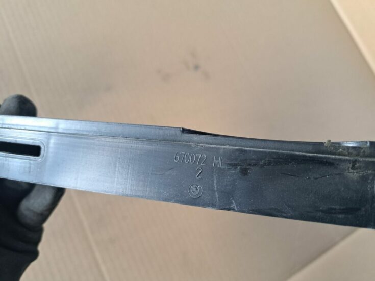 Durvju stikla moldings priekš BMW 525 E60 2004 BLACK