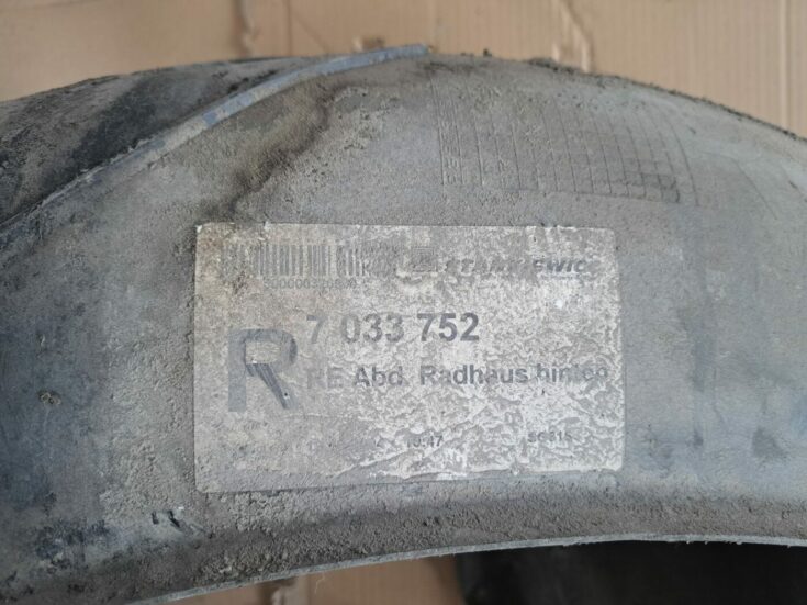 Aizmugurējais labais paspārns priekš BMW 525 E60 2004 BLACK
