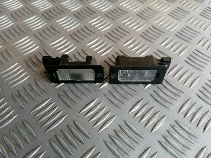 Numura zīmes apgaismojums priekš BMW 525 E60 2004 BLACK