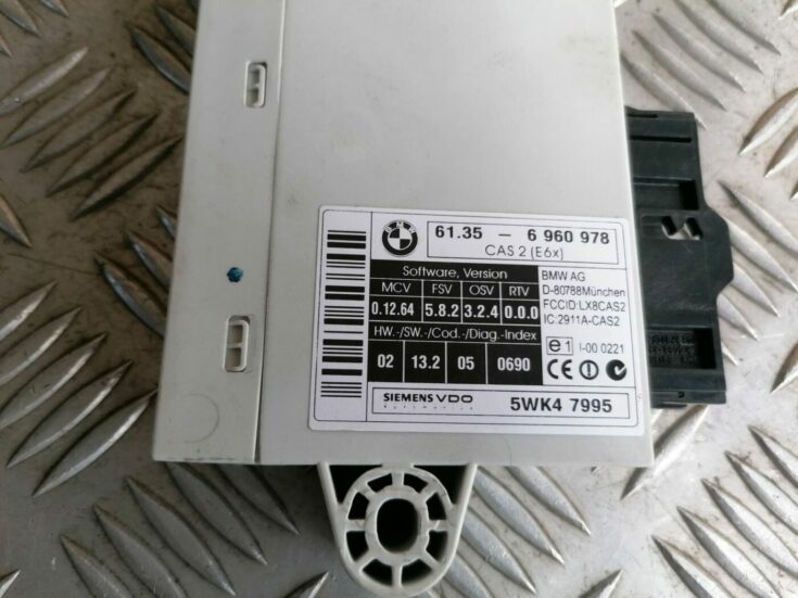 CAS vadības bloks priekš BMW 525 E60 2004 BLACK