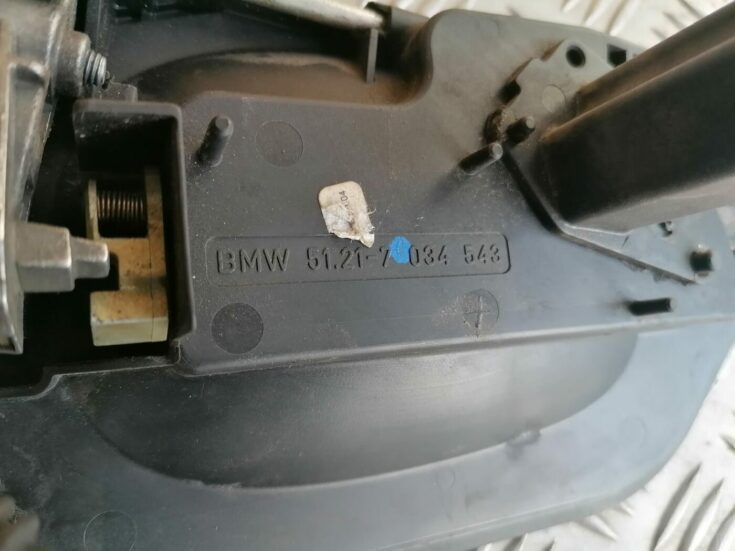 Aizmugurējais kreisais durvju rokturis priekš BMW 525 E60 2004 BLACK