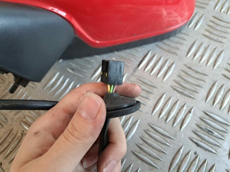Ārējais spogulis, pa kreisi priekš OPEL CORSA 2007