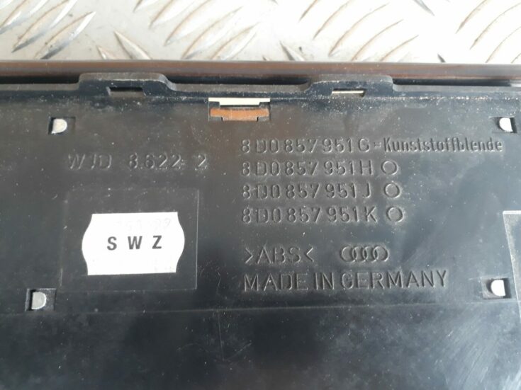 Pelnu trauks priekš AUDI A4 2000 AVANT