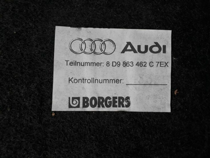Bagāžnieka grīda priekš AUDI A4 2000 AVANT
