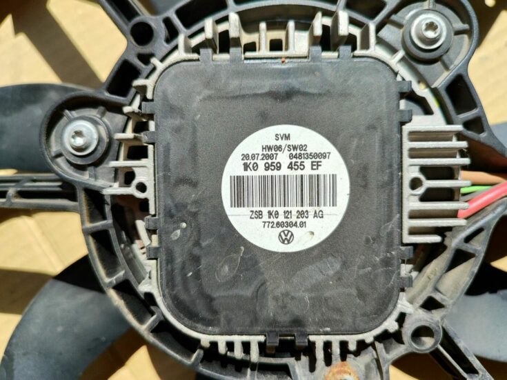 Dzesēšanas radiatora ventilators priekš SKODA OCTAVIA 2008