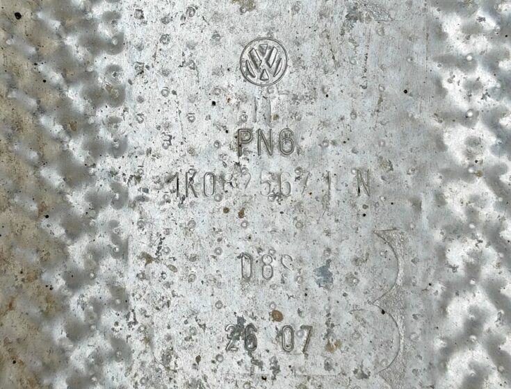 Izpūtēja sistēmas karstuma aizsargs priekš SKODA OCTAVIA 2008