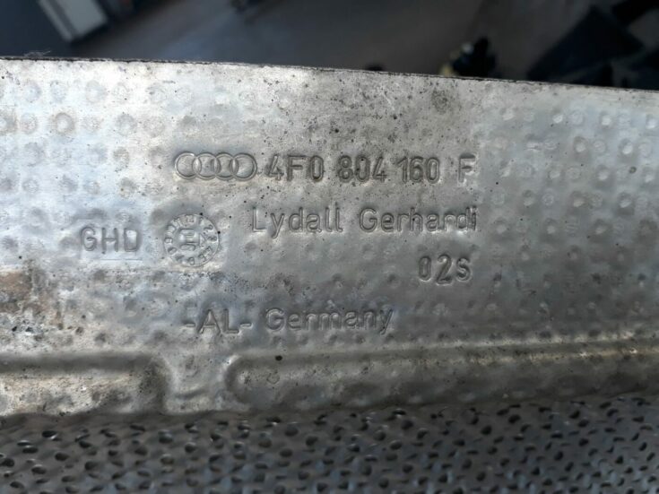Izpūtēja sistēmas karstuma aizsargs priekš AUDI A6 AVANT 2006