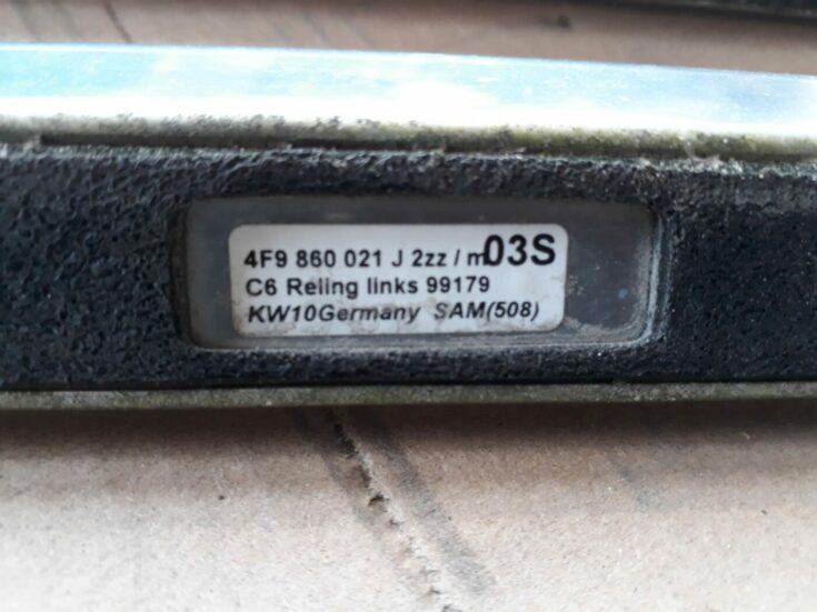 Jumta reliņi priekš AUDI A6 AVANT 2006