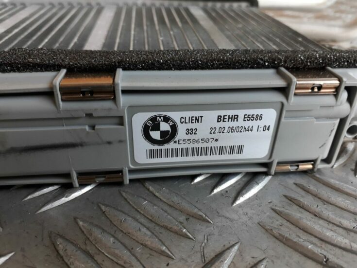 Apsildes sistēmas radiators priekš BMW 530D E61 2006 TOURING BLUE