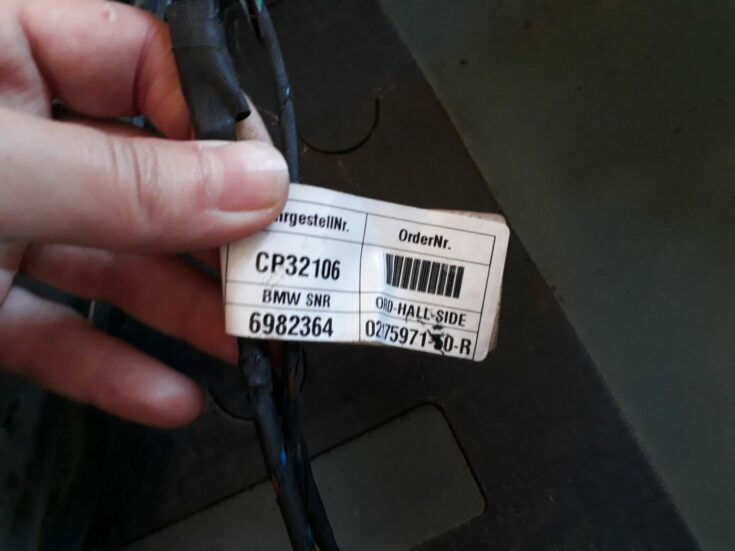 Aizmugurējās labās durvis priekš BMW 530D E61 2006 TOURING BLUE