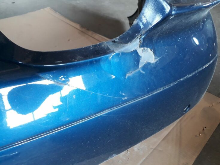 Aizmugures buferis priekš BMW 530D E61 2006 TOURING BLUE