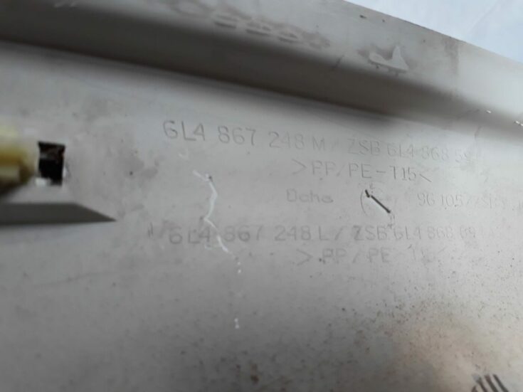 Aizmugurējas salona statnes apdare priekš SEAT IBIZA 2005