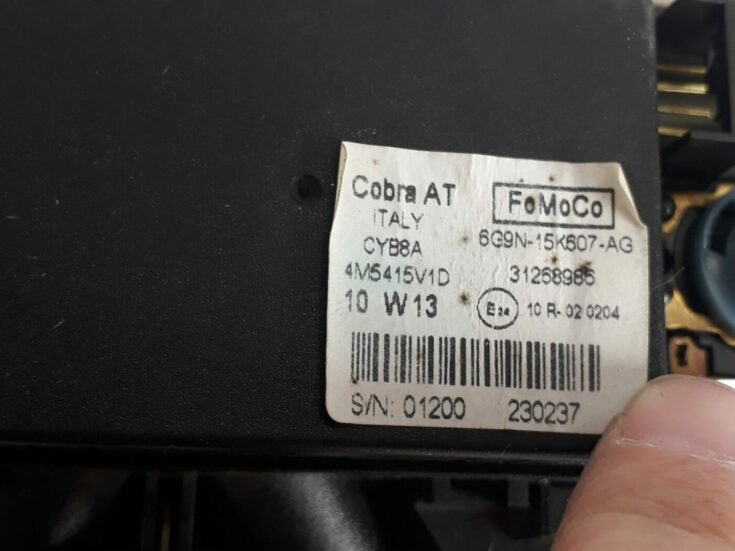 Aizmugurējo sēdvietu apgaismojums priekš VOLVO V70 2010