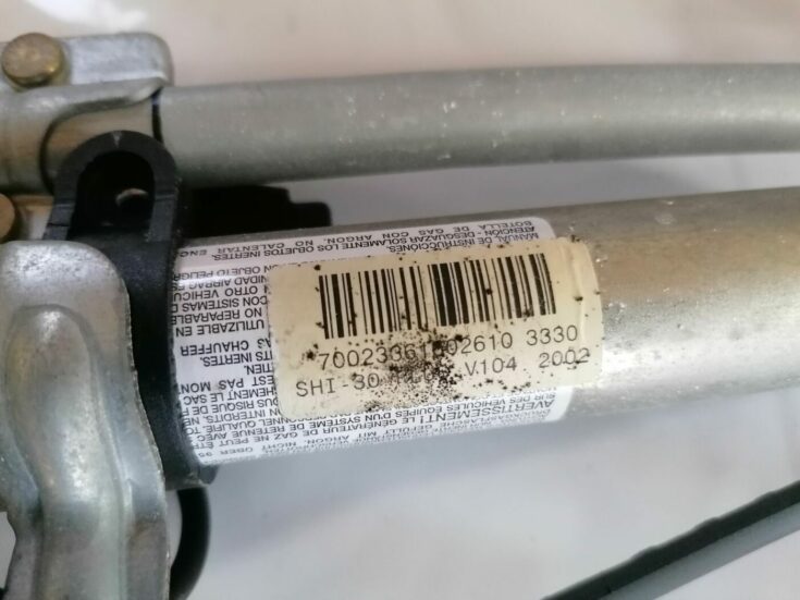 Griestu drošības spilvens, pa kreisi priekš VW PASSAT 2003 UNIVERSAL BLUE