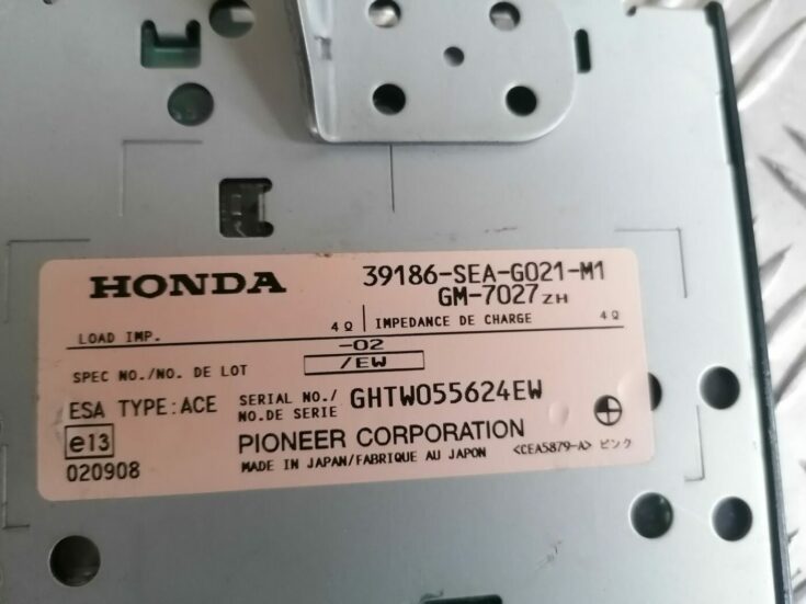 Audio pastiprinātāja bloks priekš HONDA ACCORD 2008