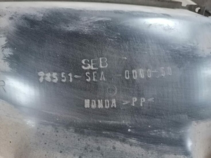Aizmugurējais labais paspārns priekš HONDA ACCORD 2008