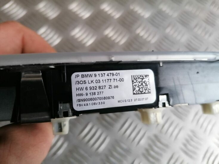 Salona apgaismojuma panelis priekš BMW 1 E87 2007 GRAPHITE
