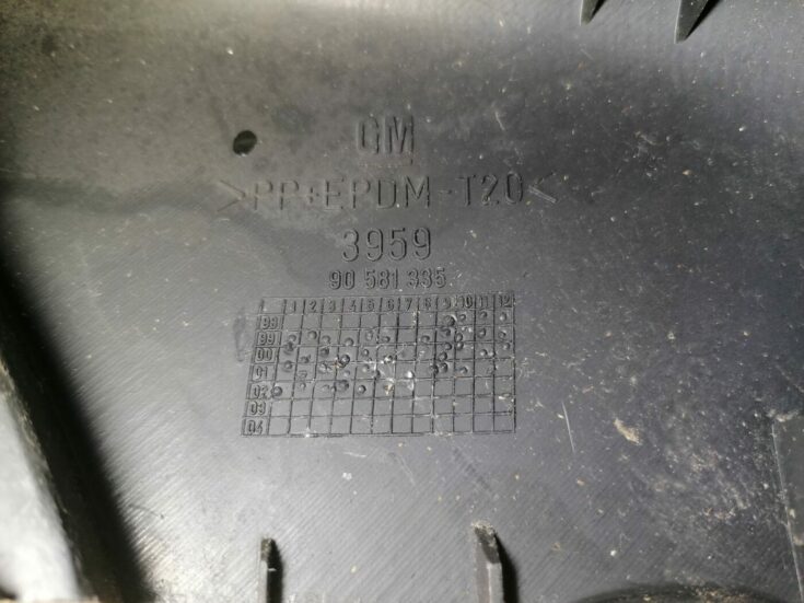 Stūres statnes putekļu aizsargs (salonā) priekš OPEL ZAFIRA 2002