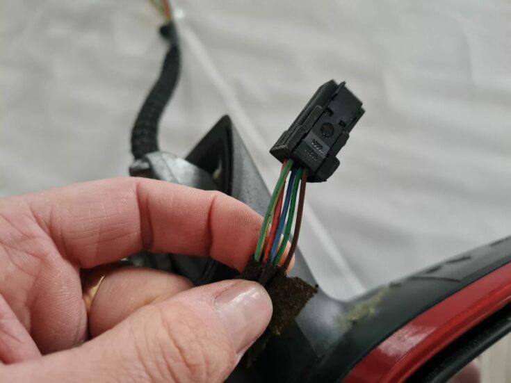 Ārējais spogulis, pa kreisi priekš CITROEN C4 2006-2