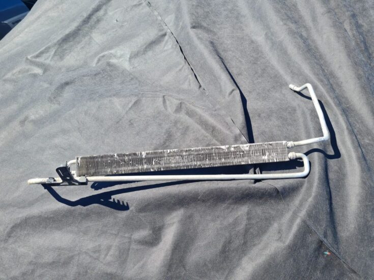 Hidrauliska pastiprinātāja radiators priekš BMW 530D E61 2006 TOURING TITANSILVER