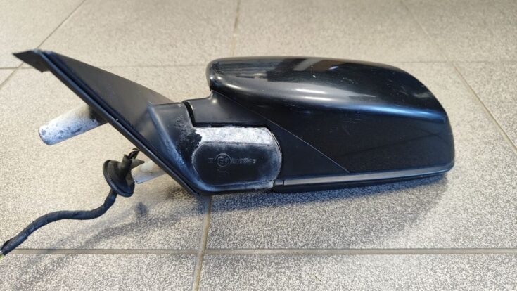 Ārējais spogulis, pa kreisi priekš BMW 525 E60 2006 BLACK