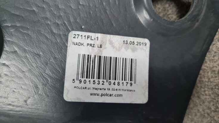 Priekšējais kreisais paspārns priekš Nissan Note (E11) 2006-2012