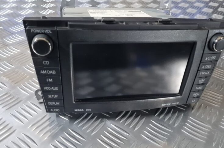 CD/DVD/Navigācijas bloks priekš TOYOTA AVENSIS 2010