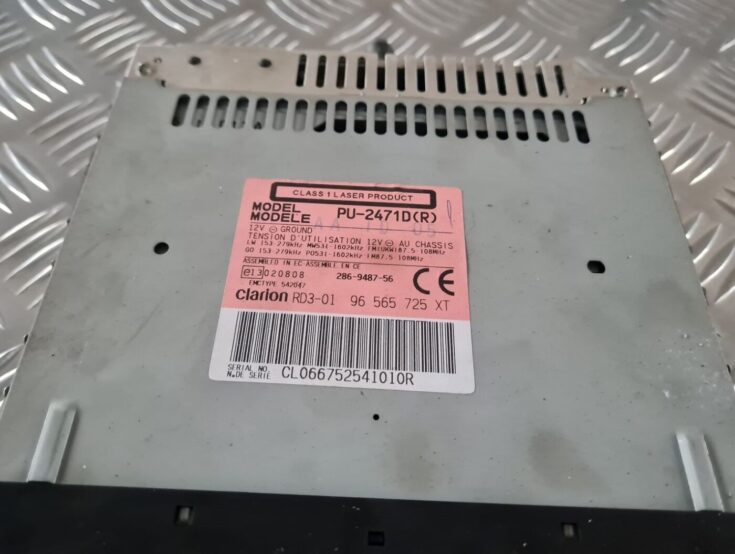 CD/DVD/Navigācijas bloks priekš CITROEN C8 2005