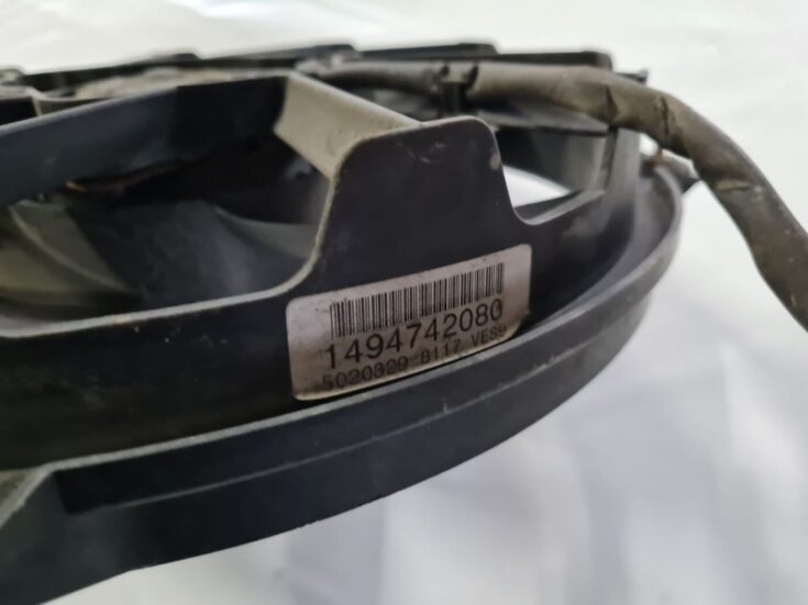 Dzesēšanas radiatora ventilators priekš CITROEN C8 2005