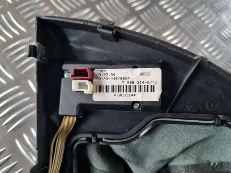 Pārnesumu pārslēgšanas kloķa auduma pārvalks priekš BMW 6 E63 645 2004