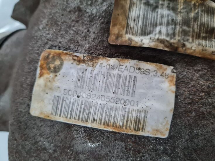 Aizmugurējais reduktors priekš BMW 6 E63 645 2004