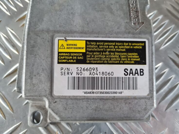 Drošības spilvena vadības bloks priekš SAAB 9-5 1999