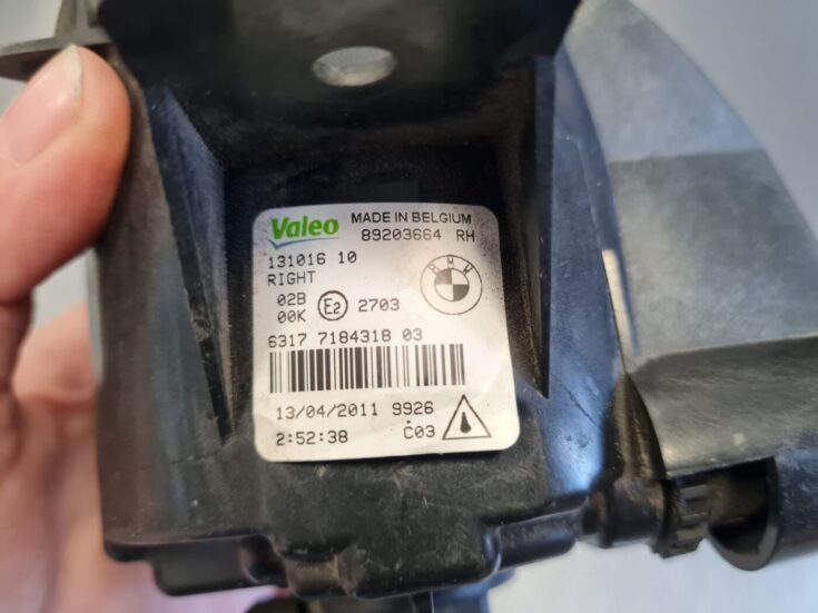 Miglas lukturis priekšā labajā pusē priekš BMW X5 E70 2006-2013